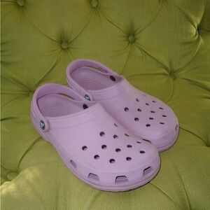 Purple Crocs
